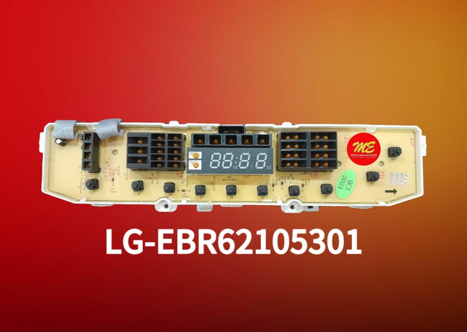 LG EBR62105301 Yop Loading Washing Machine PCB