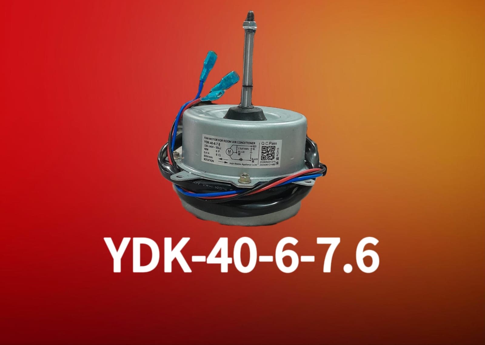 YDK-40-6 (40W) AC Fan Motor